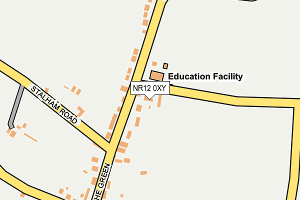 NR12 0XY map - OS OpenMap – Local (Ordnance Survey)