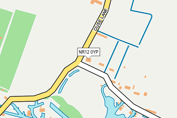 NR12 0YP map - OS OpenMap – Local (Ordnance Survey)