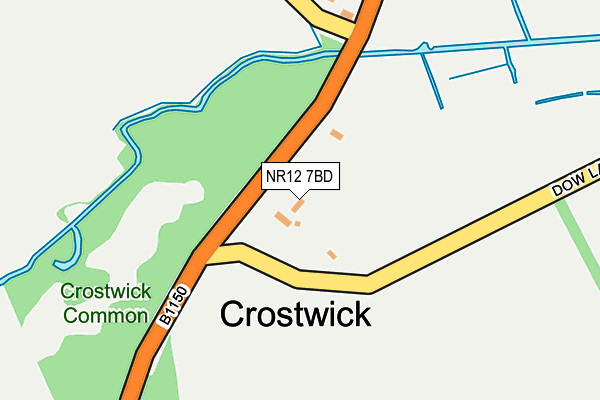 NR12 7BD map - OS OpenMap – Local (Ordnance Survey)