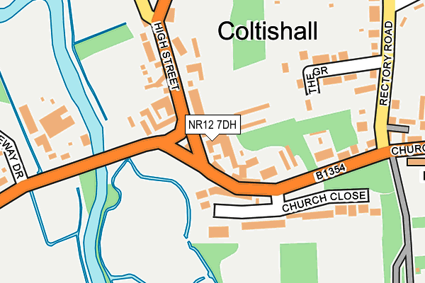 NR12 7DH map - OS OpenMap – Local (Ordnance Survey)