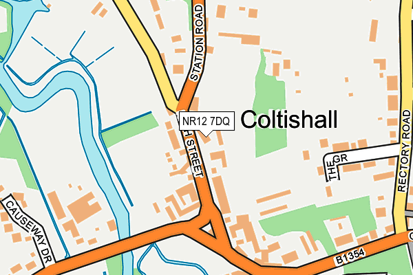 NR12 7DQ map - OS OpenMap – Local (Ordnance Survey)