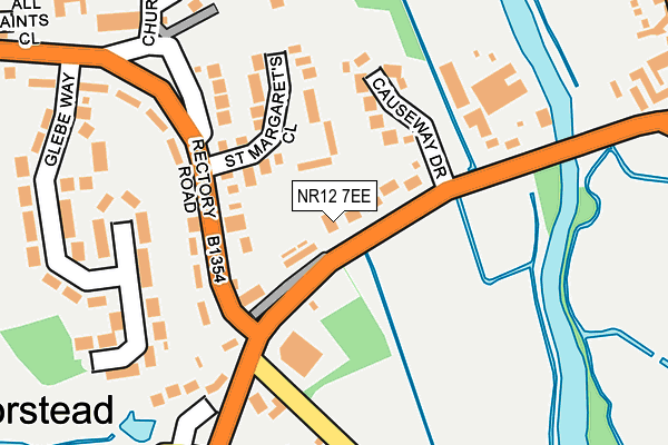 NR12 7EE map - OS OpenMap – Local (Ordnance Survey)