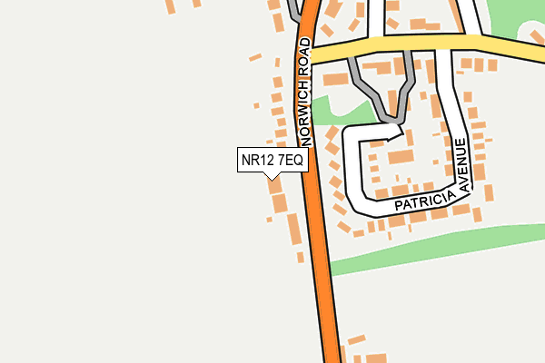 NR12 7EQ map - OS OpenMap – Local (Ordnance Survey)