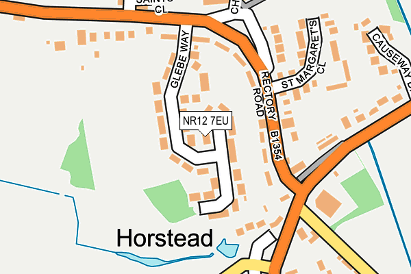 NR12 7EU map - OS OpenMap – Local (Ordnance Survey)