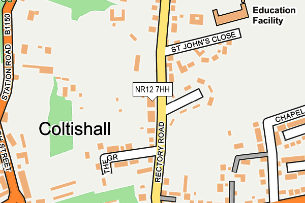 NR12 7HH map - OS OpenMap – Local (Ordnance Survey)