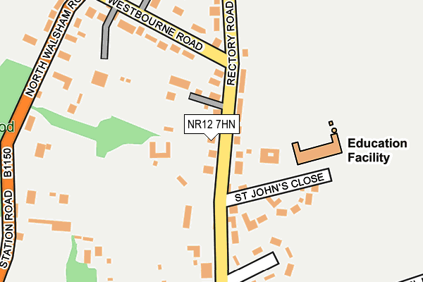 NR12 7HN map - OS OpenMap – Local (Ordnance Survey)