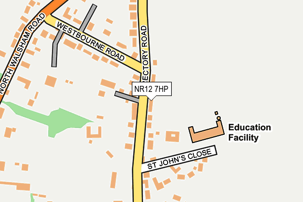 NR12 7HP map - OS OpenMap – Local (Ordnance Survey)