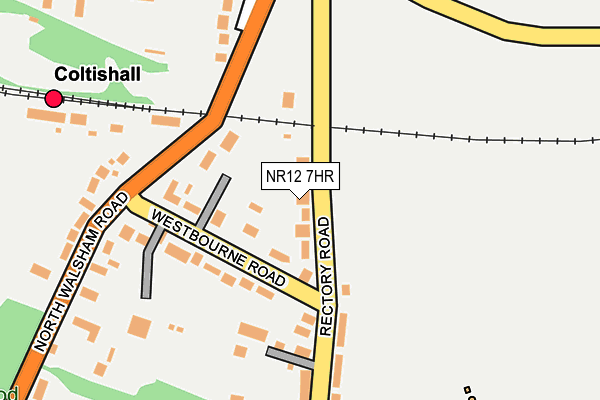 NR12 7HR map - OS OpenMap – Local (Ordnance Survey)