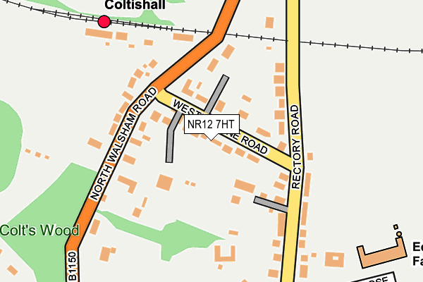 NR12 7HT map - OS OpenMap – Local (Ordnance Survey)