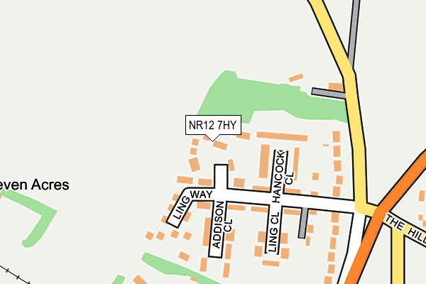 NR12 7HY map - OS OpenMap – Local (Ordnance Survey)