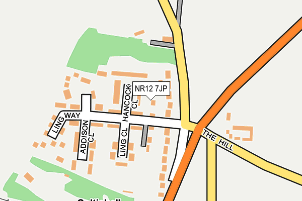 NR12 7JP map - OS OpenMap – Local (Ordnance Survey)