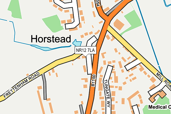 NR12 7LA map - OS OpenMap – Local (Ordnance Survey)