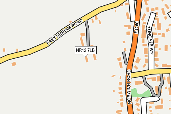 NR12 7LB map - OS OpenMap – Local (Ordnance Survey)