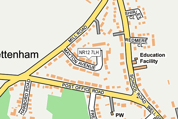 NR12 7LH map - OS OpenMap – Local (Ordnance Survey)