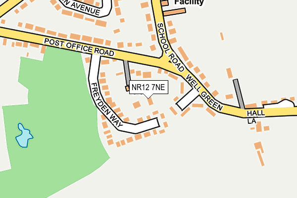 NR12 7NE map - OS OpenMap – Local (Ordnance Survey)