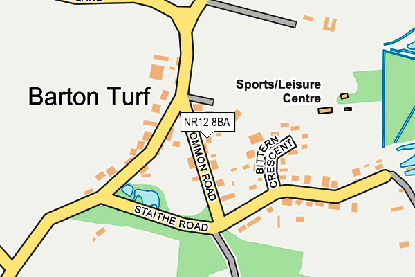 NR12 8BA map - OS OpenMap – Local (Ordnance Survey)