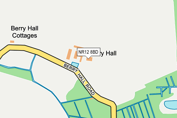 NR12 8BD map - OS OpenMap – Local (Ordnance Survey)