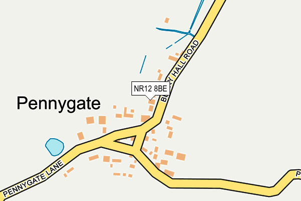 NR12 8BE map - OS OpenMap – Local (Ordnance Survey)
