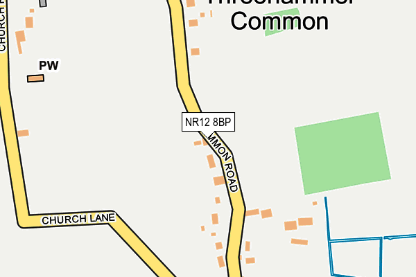 NR12 8BP map - OS OpenMap – Local (Ordnance Survey)