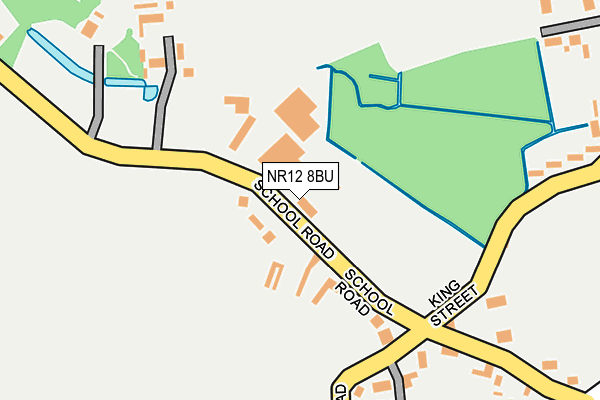NR12 8BU map - OS OpenMap – Local (Ordnance Survey)