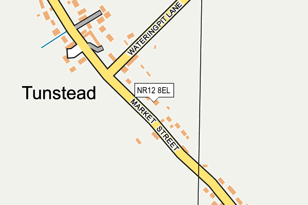 NR12 8EL map - OS OpenMap – Local (Ordnance Survey)