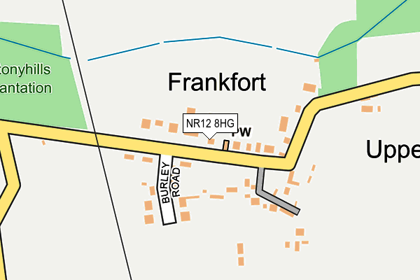 NR12 8HG map - OS OpenMap – Local (Ordnance Survey)