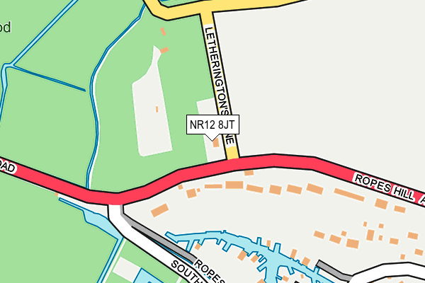 NR12 8JT map - OS OpenMap – Local (Ordnance Survey)