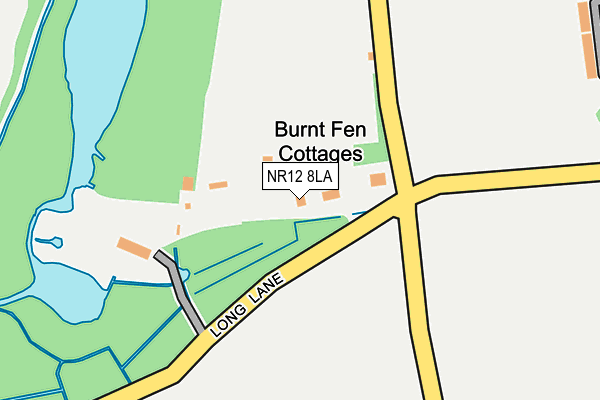 NR12 8LA map - OS OpenMap – Local (Ordnance Survey)