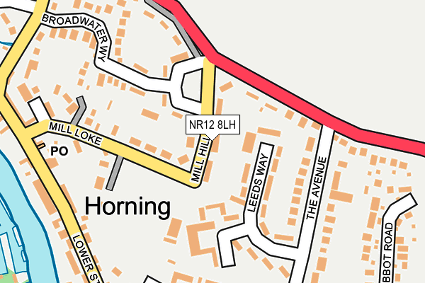 NR12 8LH map - OS OpenMap – Local (Ordnance Survey)