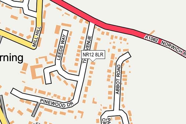 NR12 8LR map - OS OpenMap – Local (Ordnance Survey)