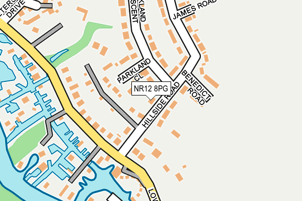 NR12 8PG map - OS OpenMap – Local (Ordnance Survey)