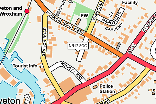 NR12 8QG map - OS OpenMap – Local (Ordnance Survey)