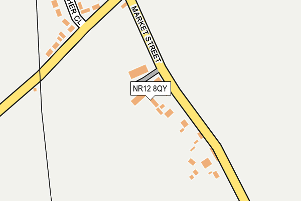 NR12 8QY map - OS OpenMap – Local (Ordnance Survey)