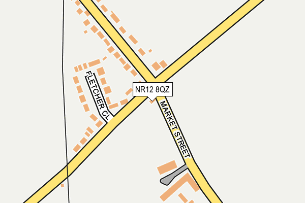 NR12 8QZ map - OS OpenMap – Local (Ordnance Survey)
