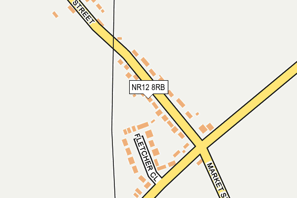 NR12 8RB map - OS OpenMap – Local (Ordnance Survey)