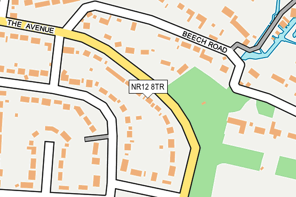 NR12 8TR map - OS OpenMap – Local (Ordnance Survey)
