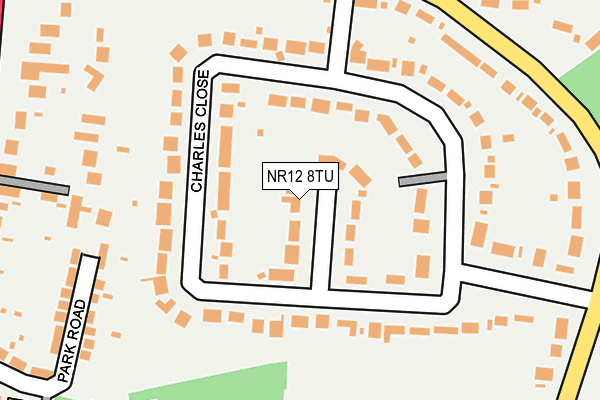 NR12 8TU map - OS OpenMap – Local (Ordnance Survey)