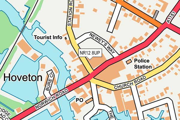 NR12 8UP map - OS OpenMap – Local (Ordnance Survey)