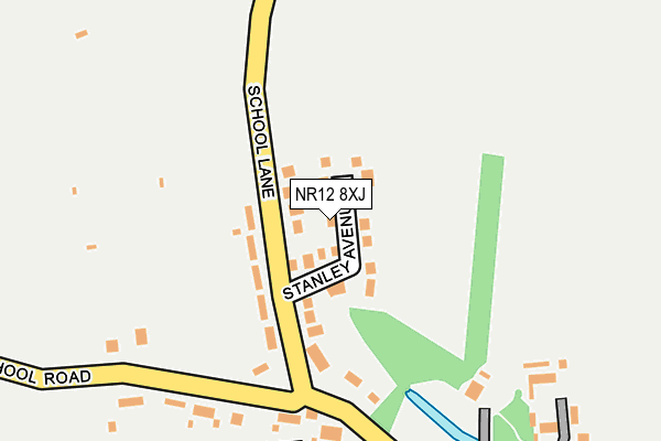 NR12 8XJ map - OS OpenMap – Local (Ordnance Survey)
