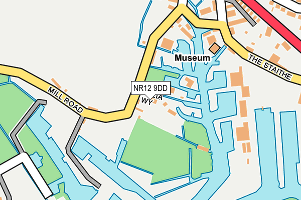 NR12 9DD map - OS OpenMap – Local (Ordnance Survey)