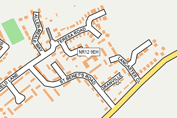 NR12 9EH map - OS OpenMap – Local (Ordnance Survey)