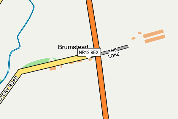 NR12 9EX map - OS OpenMap – Local (Ordnance Survey)