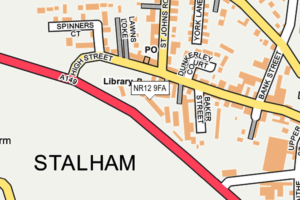 NR12 9FA map - OS OpenMap – Local (Ordnance Survey)