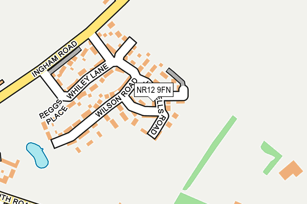 NR12 9FN map - OS OpenMap – Local (Ordnance Survey)