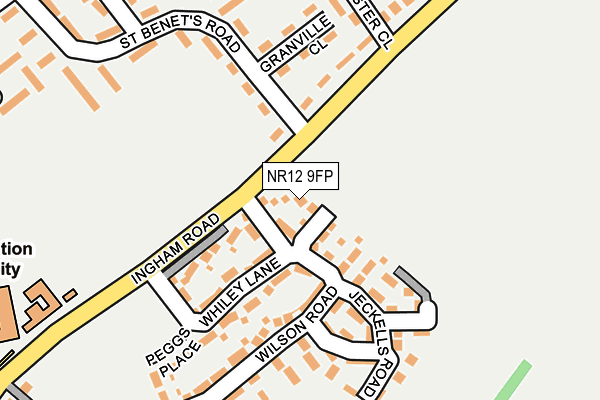 NR12 9FP map - OS OpenMap – Local (Ordnance Survey)