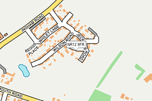 NR12 9FR map - OS OpenMap – Local (Ordnance Survey)