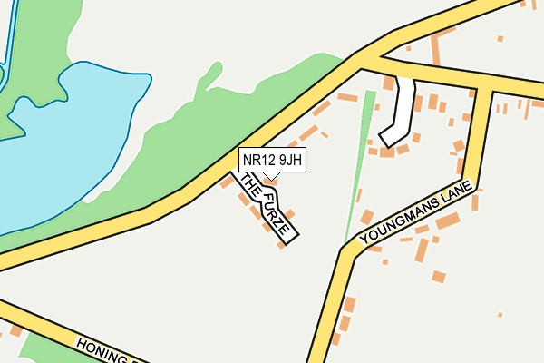 NR12 9JH map - OS OpenMap – Local (Ordnance Survey)