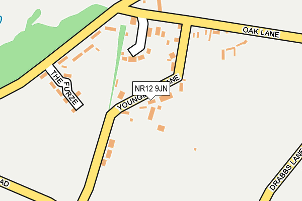 NR12 9JN map - OS OpenMap – Local (Ordnance Survey)