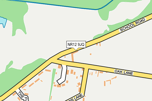 NR12 9JQ map - OS OpenMap – Local (Ordnance Survey)