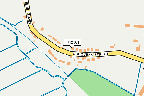 NR12 9JT map - OS OpenMap – Local (Ordnance Survey)